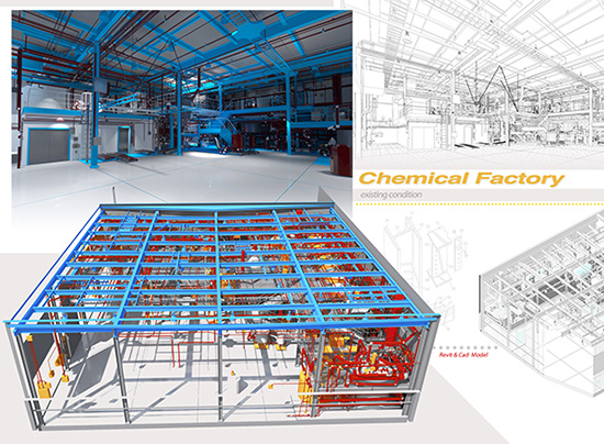 Chemical Factory 3D model